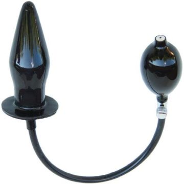 Opblaasbare Butt Plug - Zwart M