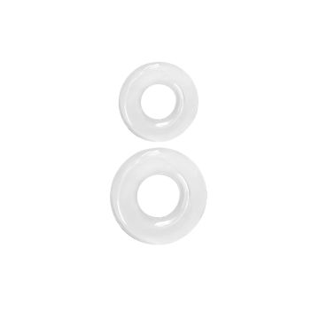 Renegade Set van 2 Dikke Cockringen - Transparant