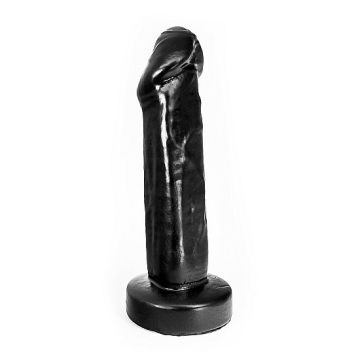 Dildo XXL Uncut - Black - 27 cm 