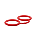 Siliconen Handboeien Rood - BondX Siliconen Handboeien Rood - BondX