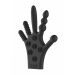 Silicone Stimulation Glove - Zwart Silicone Stimulation Glove - Zwart