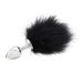 Anaal Plug met Zwarte Tail Anaal Plug met Zwarte Tail