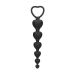 Anal Beads Heart - Zwart