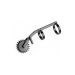 Vinger Pinwheel Thorn Double - Zwart Vinger Pinwheel Thorn Double - Zwart