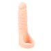Dildo met Cockring Double Fucker - Huidskleur