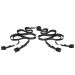 XR Brands Bed Bondage Set Frisky Hold Me - Zwart XR Brands Bed Bondage Set Frisky Hold Me - Zwart