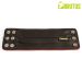  BRUTUS Leren Polsportemonnee met Rits - Zwart/Rood