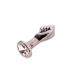 Kiotos RVS Buttplug met Gesloten Vuist en Siersteen Handyman - 8.8 cm Kiotos RVS Buttplug met Gesloten Vuist en Siersteen Handyman - 8.8 cm