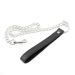 Zwarte riem met ketting