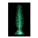 Lichtgevende Glazen Buttplug - 10.5 cm