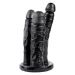 Grote 3-Dubbele Dildo - Zwart