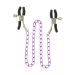 Stimulerende Tepel Ketting - Paars*