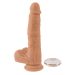 Stotende Dildo met Afstandsbediening Huidskleur *