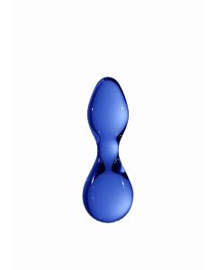 Glazen Dildo Seed - Blauw