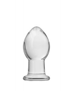 Glazen Buttplug Crystal Small - Transparant*