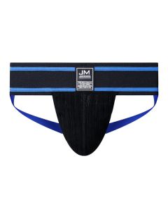 Jockmail JM226 Double Butts Wide Bar Jock - Blauw