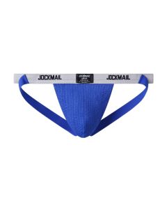 Jockmail JM229 Gray Narrow Strap Jock - Blauw