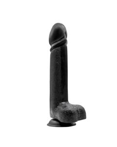 Zwarte Dildo Anal Munition - 27 cm