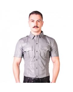 Prowler RED Slim Fit Police Shirt Grey