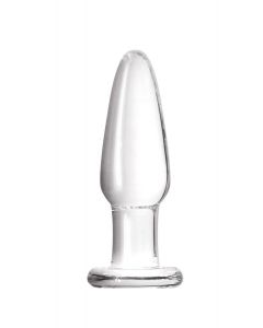 Taps toelopende Buttplug Crystal Small - Transparant