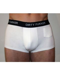 Dirty Fukker Underwear Boxer Wit