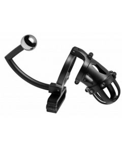 Master Series Chastity With Ball Clamp & Anal Hook