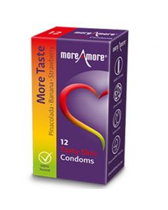 Condooms Tasty Skin More Amore - 12 Stuks