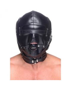 BDSM Masker Met Ballgag Met Gaten
