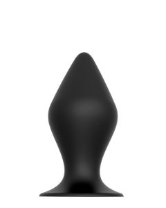 Zwarte Siliconen Buttplug 13 cm