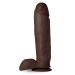 Realistische Dildo Au Naturel Huge - Bruin