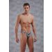 Doreanse Zebra G-String - Zwart/Wit