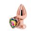 Buttplug met Fonkelende Steen M - Rose*