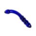 Kiotos Glazen Dildo Curve Blauw - 17.5 cm