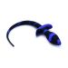 Kiotos Buttplug Hondenstaart - Zwart/Blauw Kiotos Buttplug Hondenstaart - Zwart/Blauw