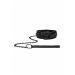 Luxe Halsband met Riem - Zwart*
