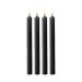 SM Kaarsen Large 4-Pack - Zwart
