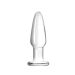 Taps toelopende Buttplug Crystal Small - Transparant*