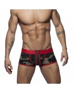 Addicted Camo Stripe Boxer - Rood voorkant
