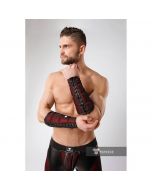Maskulo Armored Color-Under Forearm Wallet - Red