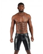 Mister B Leather FXXXer Shorts - Black