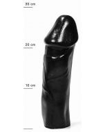 All Black 49 XL Dildo - 28 cm