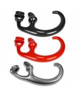 Rood - Oxballs Alien Tail Butt Plug & Built-In Cocksling 