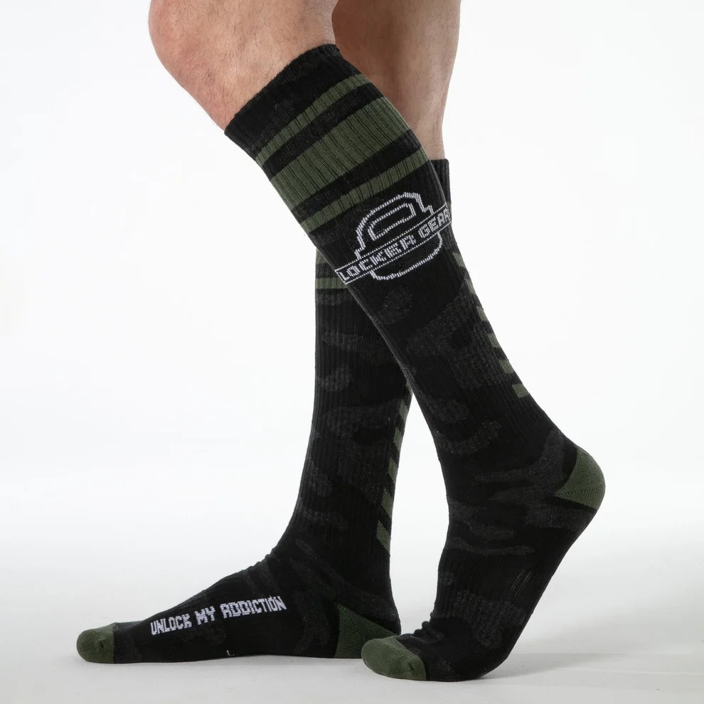 Locker Gear Full Access Hoge Knie Sokken - Groen