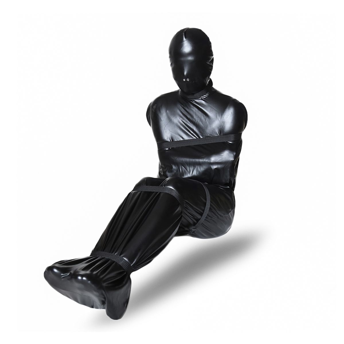 Kiotos PVC Body Bag Full Cover Straitjacket Zwart - M