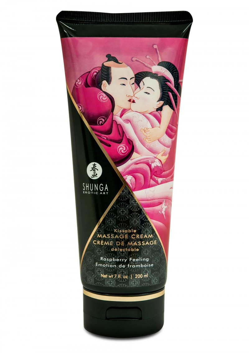 Eetbare Massagecrème - Framboos*