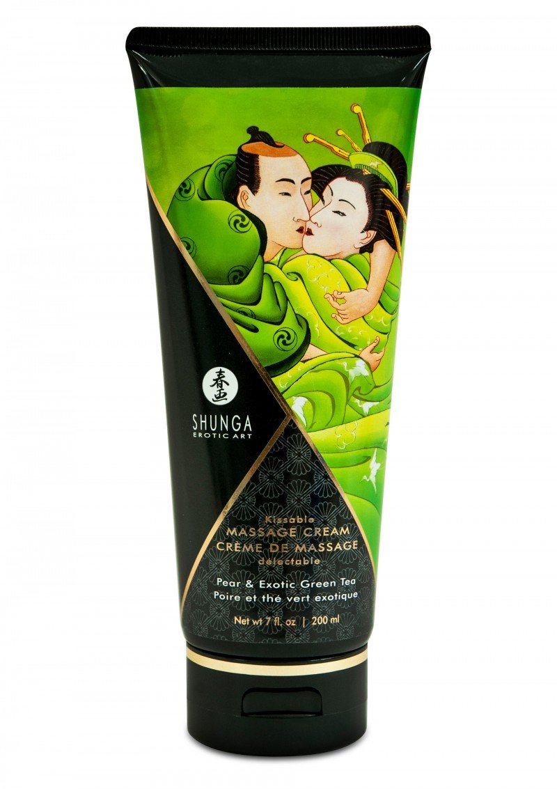 Eetbare Massagecrème - Peer & Groene Thee*