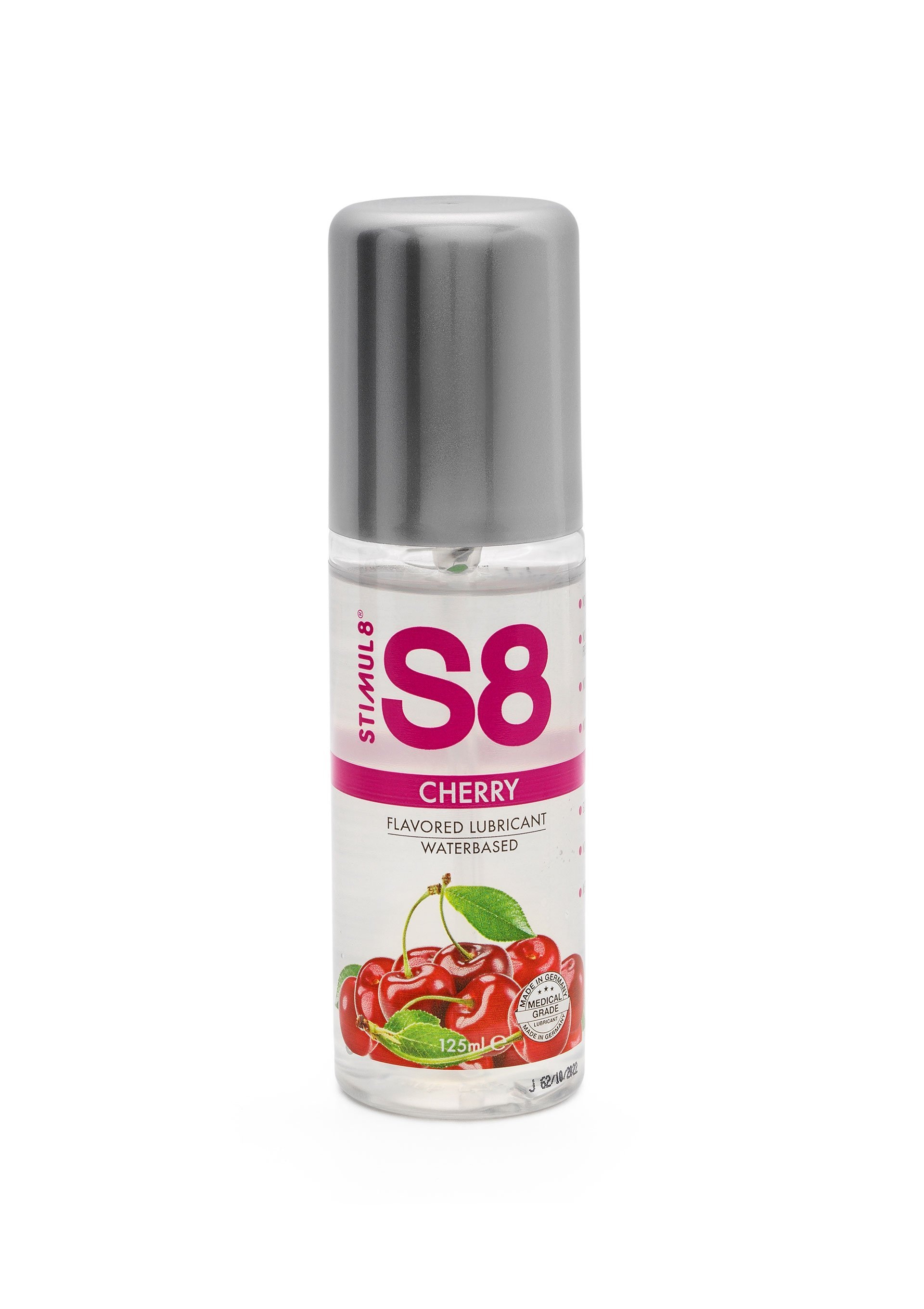 Glijmiddel op Waterbasis Stimul8 - Kers - 125 ml