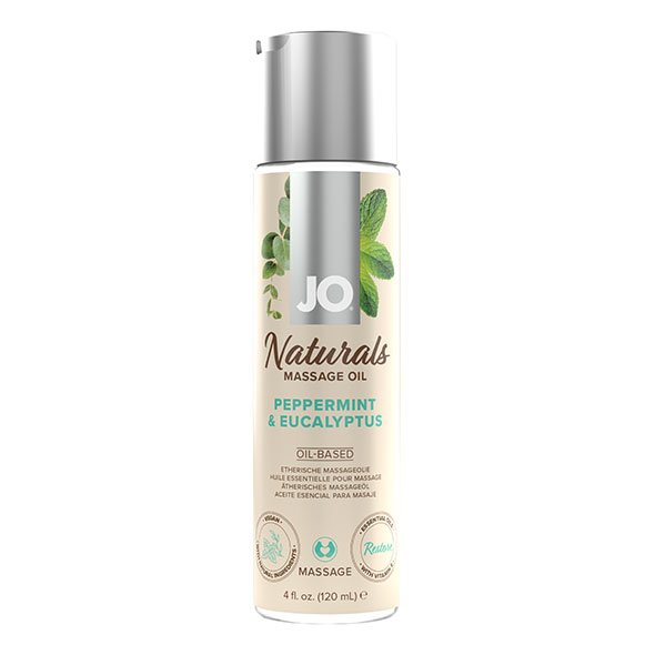 System JO - Naturals Massage Olie Pepermunt & Eucalyptus