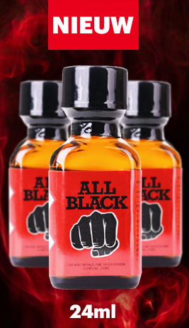 All Black Poppers - 24ml